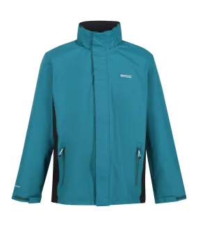 Veste imperméable matt homme vert sarcelle / noir Regatta