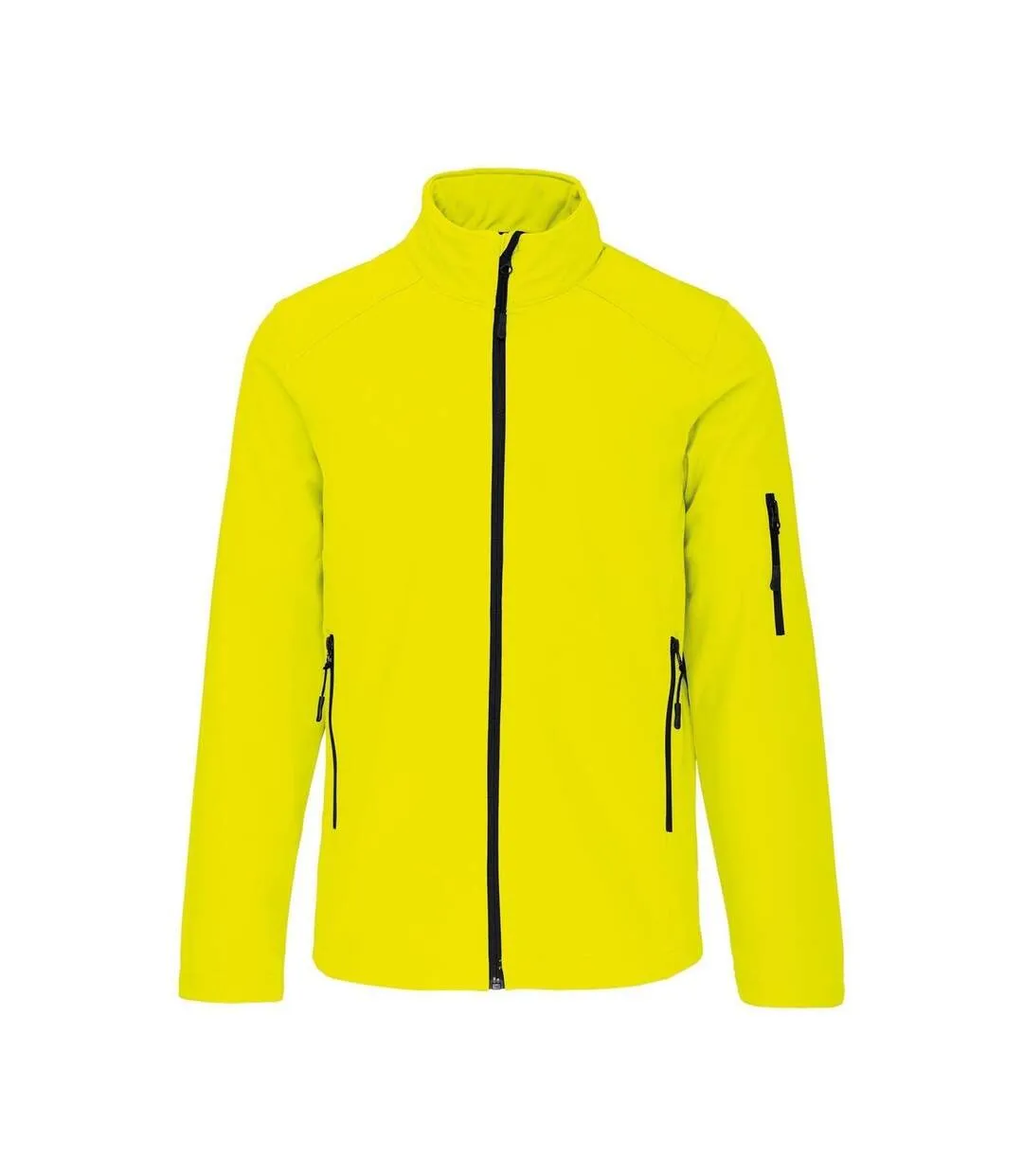Veste softshell 3 couches - Homme - K401 - jaune fluo